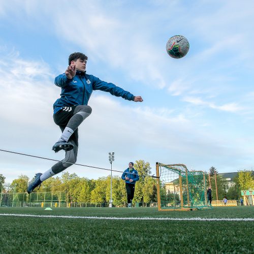 „Hegelmann Litauen“ futbolininkų treniruotė  © Evaldo Šemioto nuotr.