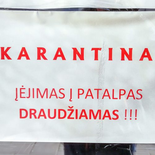 Karantinas Kaune. 10-oji diena  © Evaldo Šemioto nuotr.