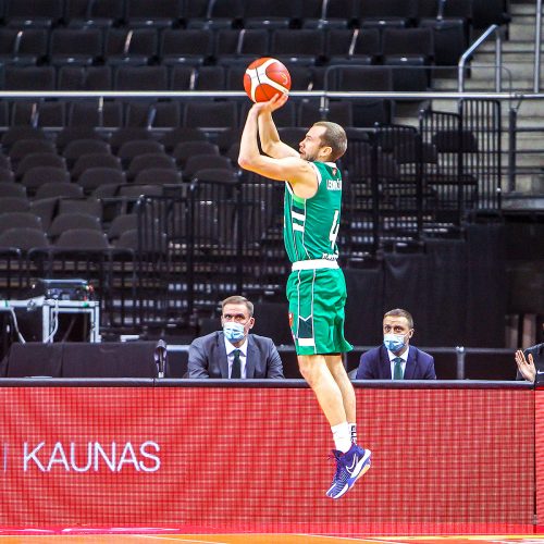 KMT ketvirtfinalis: „Žalgiris“ – „P. žvaigždės“ 103:77  © Evaldo Šemioto nuotr.