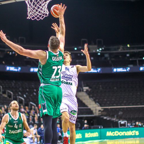 KMT ketvirtfinalis: „Žalgiris“ – „P. žvaigždės“ 103:77  © Evaldo Šemioto nuotr.