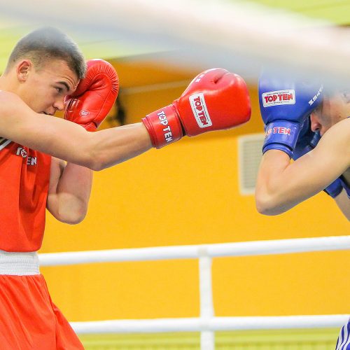 Lietuvos bokso čempionatas 2020. Pusfinaliai  © Evaldo Šemioto nuotr.