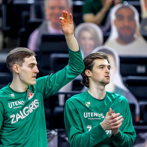 LKL ketvirtfinalis: „Žalgiris“ – „Pieno žvaigždės“ 81:74  © Evaldo Šemioto nuotr.