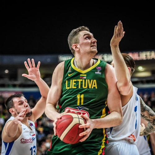 Krepšinis: Lietuva – Čekija 97:89  © LKF, FIBA Europe nuotr.