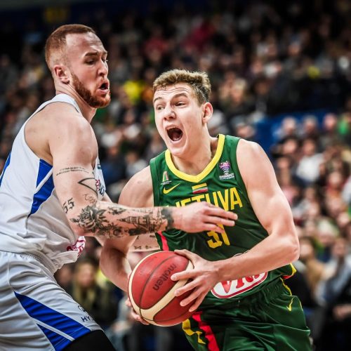 Krepšinis: Lietuva – Čekija 97:89  © LKF, FIBA Europe nuotr.