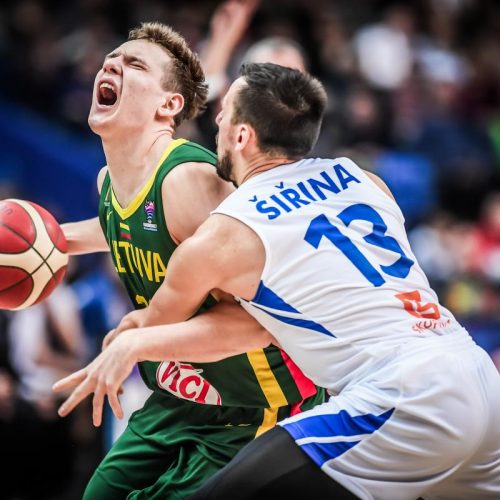 Krepšinis: Lietuva – Čekija 97:89  © LKF, FIBA Europe nuotr.