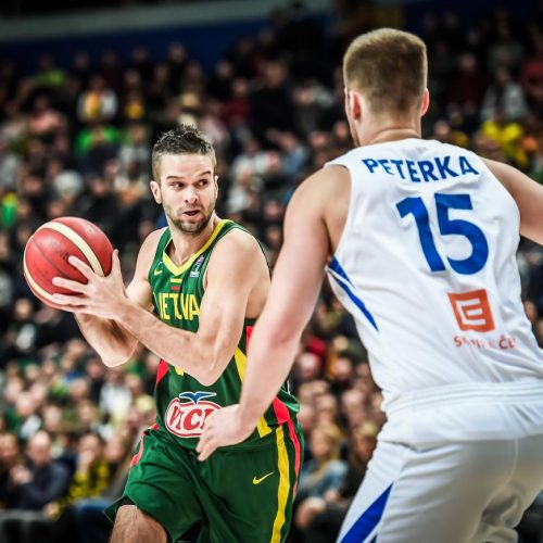 Krepšinis: Lietuva – Čekija 97:89  © LKF, FIBA Europe nuotr.