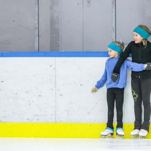 Šokių ant ledo olimpiečių treniruotė Kaune  © Evaldo Šemioto nuotr.