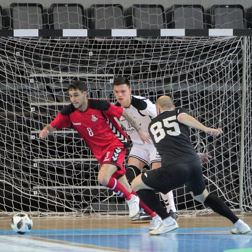 Futsalo A lyga: „Vytis“ – „Turbotransfers“ 0:1, 5:0  © Evaldo Šemioto nuotr.