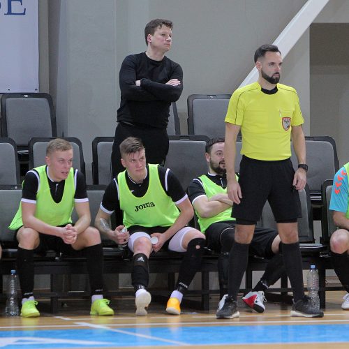 Futsalo A lyga: „Vytis“ – „Turbotransfers“ 0:1, 5:0  © Evaldo Šemioto nuotr.