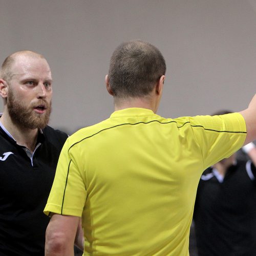 Futsalo A lyga: „Vytis“ – „Turbotransfers“ 0:1, 5:0  © Evaldo Šemioto nuotr.