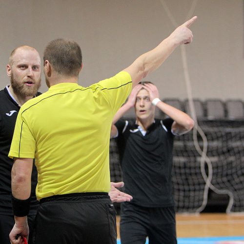 Futsalo A lyga: „Vytis“ – „Turbotransfers“ 0:1, 5:0  © Evaldo Šemioto nuotr.