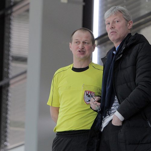 Futsalo A lyga: „Vytis“ – „Turbotransfers“ 0:1, 5:0  © Evaldo Šemioto nuotr.