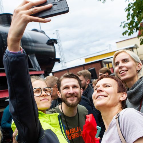 Išlydėti ekspedicijos „Misija Sibiras“ dalyviai   © P. Peleckio/Fotobanko nuotr.