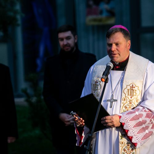 Atminimo ženklo A. Vivulskiui atidengimas  © P. Peleckio / Fotobanko nuotr.