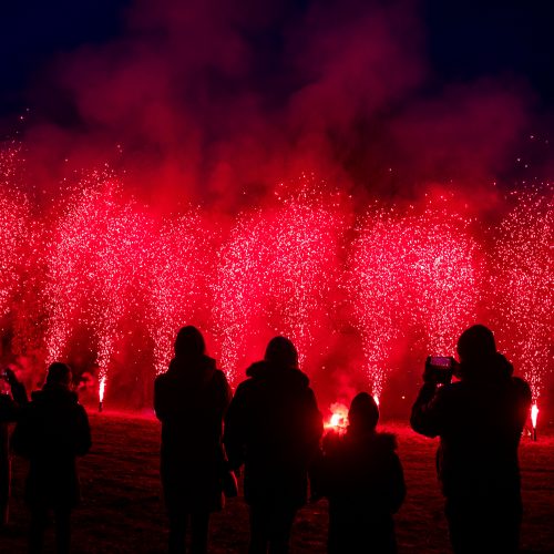 Atminimo laužų uždegimo ceremonija Vilniuje  © I. Gelūno / Fotobanko nuotr.