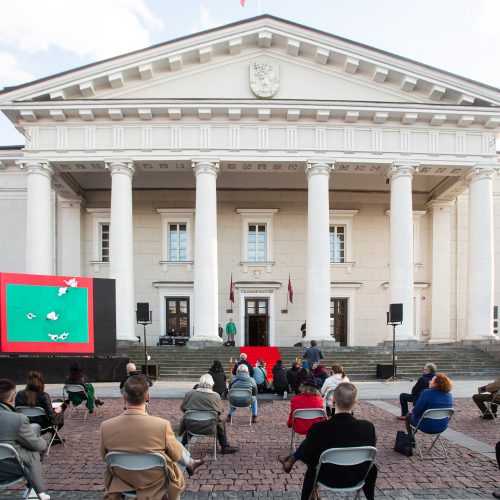 Konkurso „Lietuvos spaudos fotografija 2020“ nugalėtojų apdovanojimų ceremonija  © G. Skaraitienės / Fotobanko nuotr.