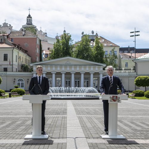 G. Nausėda ir R. Šimašius pristatė iniciatyvą „Vilnius atviras kultūrai“  © P. Peleckio / Fotobanko nuotr.