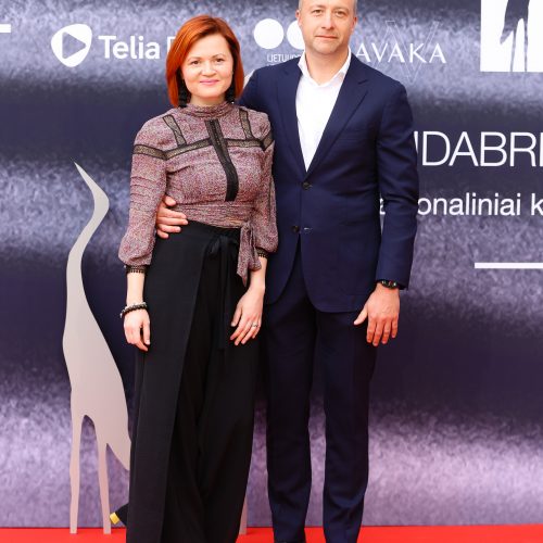 Nacionalinių kino apdovanojimų „Sidabrinė gervė 2023“ svečiai  © T. Biliūno / BNS nuotr.