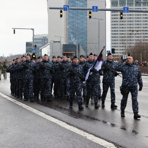 Iškilmingas karinis paradas Vilniuje  © P. Peleckio / BNS nuotr.
