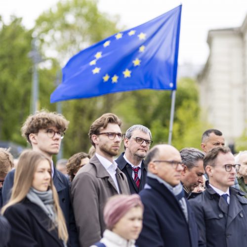 Lietuvos narystės ES 20-mečio ir Europos dienos minėjimas  © I. Gelūno / BNS nuotr.