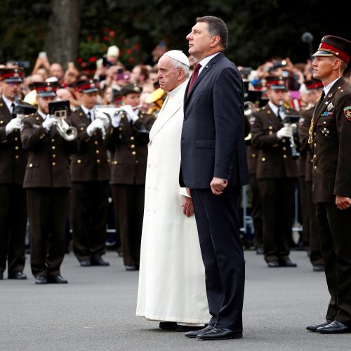 Popiežiaus vizitas Latvijoje  © Scanpix nuotr.