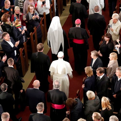 Popiežiaus vizitas Latvijoje  © Scanpix nuotr.