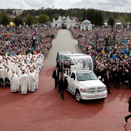 Popiežiaus vizitas Latvijoje  © Scanpix nuotr.