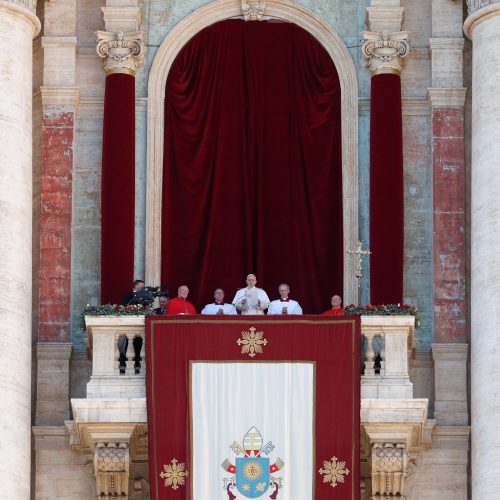 Popiežiaus kalėdinis kreipimasis   © Scanpix nuotr.