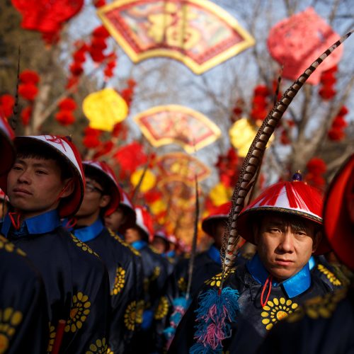 Kinų bendruomenės sutinka Kiaulės metus  © Scanpix nuotr.