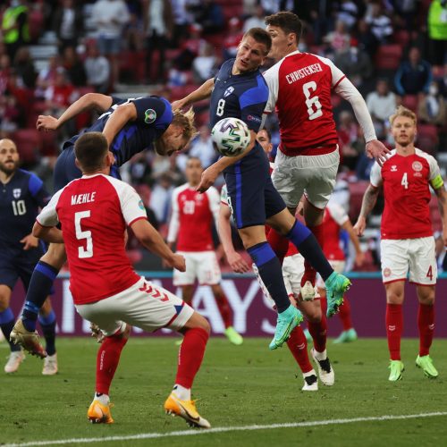 Europos futbolo čempionatas: Danija-Suomija 0:1  © Scanpix nuotr.