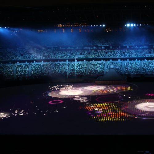 Tokijuje prasidėjo vasaros olimpinių žaidynių atidarymo ceremonija  © Scanpix ir K.Štreimikio nuotr. 