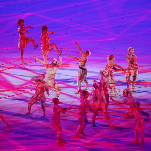 Tokijuje prasidėjo vasaros olimpinių žaidynių atidarymo ceremonija  © Scanpix ir K.Štreimikio nuotr. 