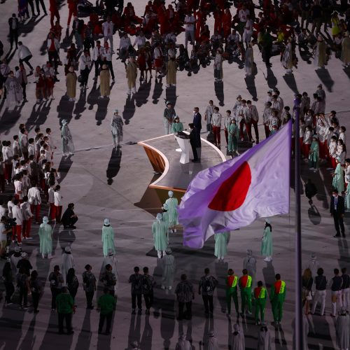 Tokijuje prasidėjo vasaros olimpinių žaidynių atidarymo ceremonija  © Scanpix ir K.Štreimikio nuotr. 