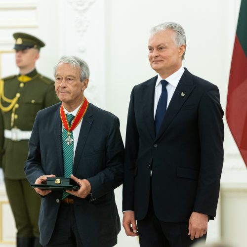 Valstybės apdovanojimų įteikimo ceremonija  © Ž. Gedvilos / BNS nuotr.