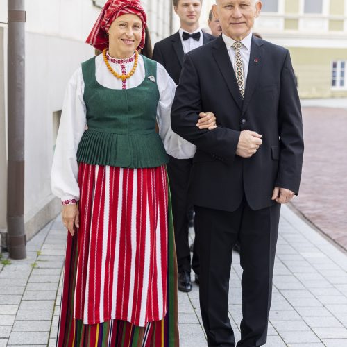 Iškilmingo Valstybės dienos minėjimo priėmimo svečiai  © I. Gelūno / BNS nuotr.