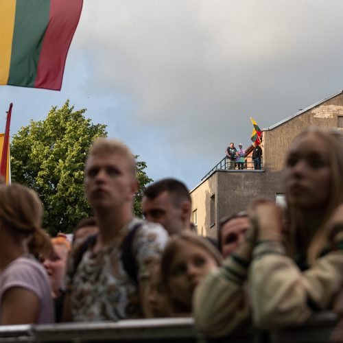  „Tautiškos giesmės“ giedojimas ir koncertas Klaipėdoje  © P. Peleckio / BNS nuotr.