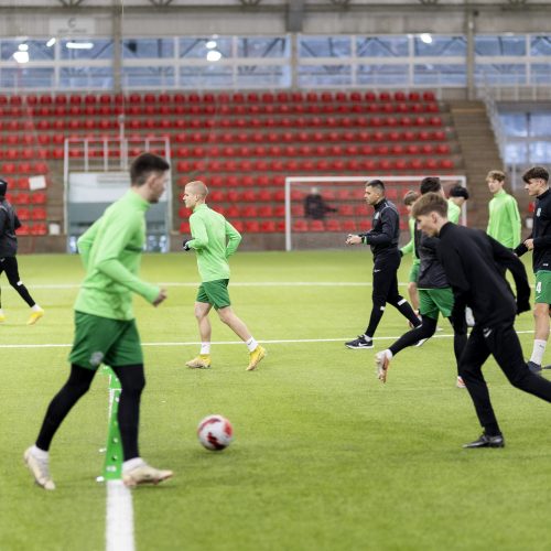 FK „Žalgirio“ komanda pradeda pasiruošimą naujam futbolo sezonui  © I. Gelūno / BNS nuotr.