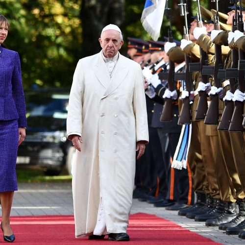 Popiežiaus vizitas Estijoje  © Scanpix nuotr.