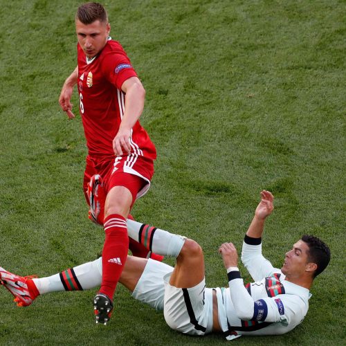 Europos futbolo čempionatas: Vengrija – Portugalija 0:3  © Scanpix nuotr.