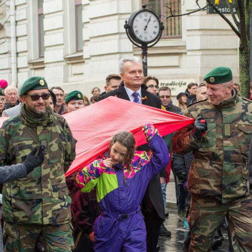 Tūkstančiai žmonių Vilniuje dalyvavo šventinėse eitynėse  © Butauto Barausko nuotr.