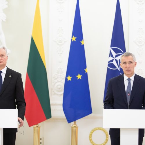 Prezidento ir NATO bei EK vadovų susitikimas Lietuvoje  © L. Balandžio /  „BNS Foto“ nuotr. 
