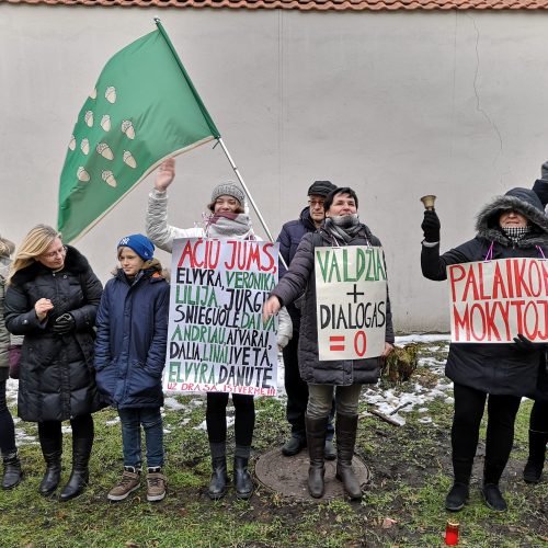 Protestas „Paskutinis skambutis“  © Vilijos Virkutytės, Pauliaus Peleckio/Fotobanko nuotr, Dainiaus Labučio (ELTA) nuotr.