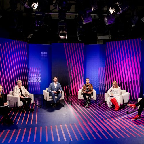 Pirmoji nacionalinės atrankos į „Euroviziją“ laida  © D. Umbraso / LRT nuotr.