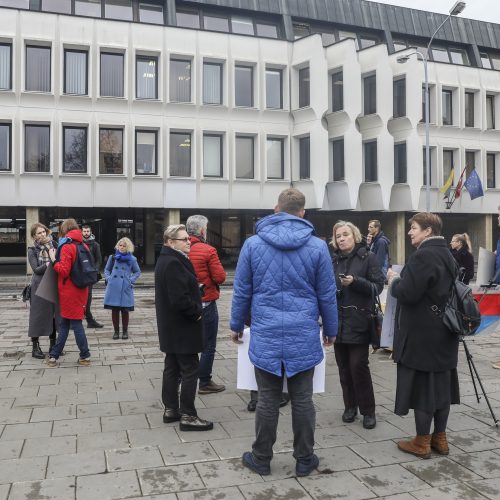 Sergantieji cukriniu diabetu prie SAM surengė piketą  © M. Morkevičiaus / ELTOS nuotr.