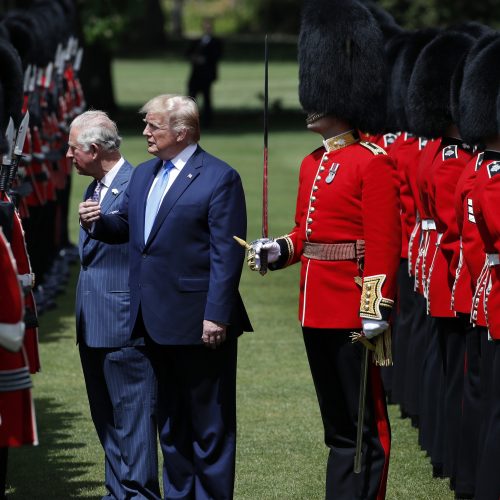 D. Trumpo vizitas Didžiojoje Britanijoje  © Scanpix nuotr.