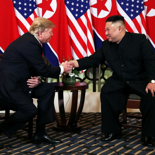 D. Trumpo ir Kim Jong Uno susitikimas Hanojuje  © Scanpix nuotr.