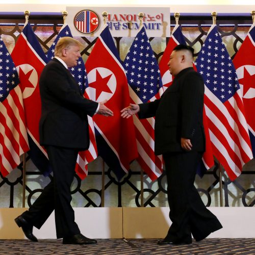 D. Trumpo ir Kim Jong Uno susitikimas Hanojuje  © Scanpix nuotr.