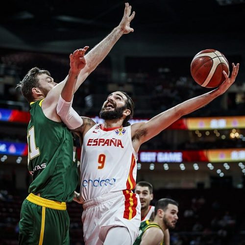 Pasaulio krepšinio čempionatas: Ispanija – Australija  © Scanpix nuotr.