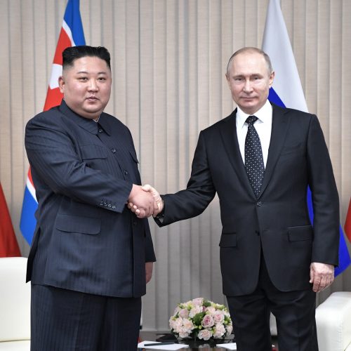 V. Putino ir Kim Jong Uno susitikimas Vladivostoke  © Scanpix nuotr.
