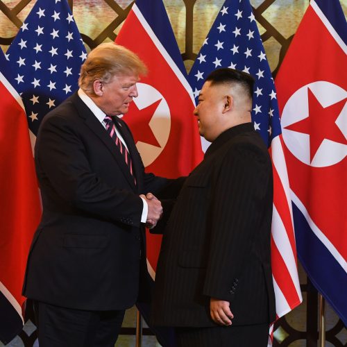 D. Trumpo ir Kim Jong Uno susitikimas Hanojuje  © Scanpix nuotr.